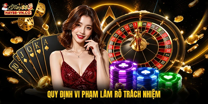 Quy định vi phạm làm rõ trách nhiệm